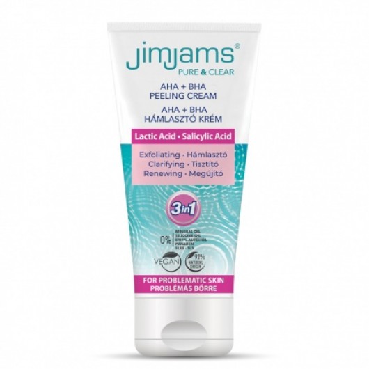 JimJams Pure & Clear Крем-Пилинг с AHA+BHA,75 мл