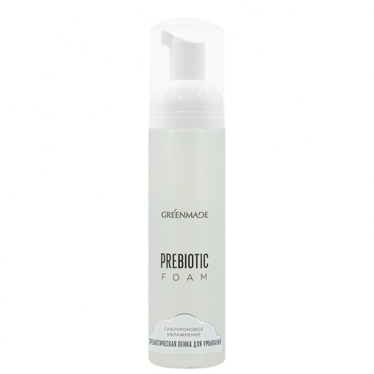 Пенка для умывания PREBIOTIC FOAM гиалуроновое увлажнение, 200ml